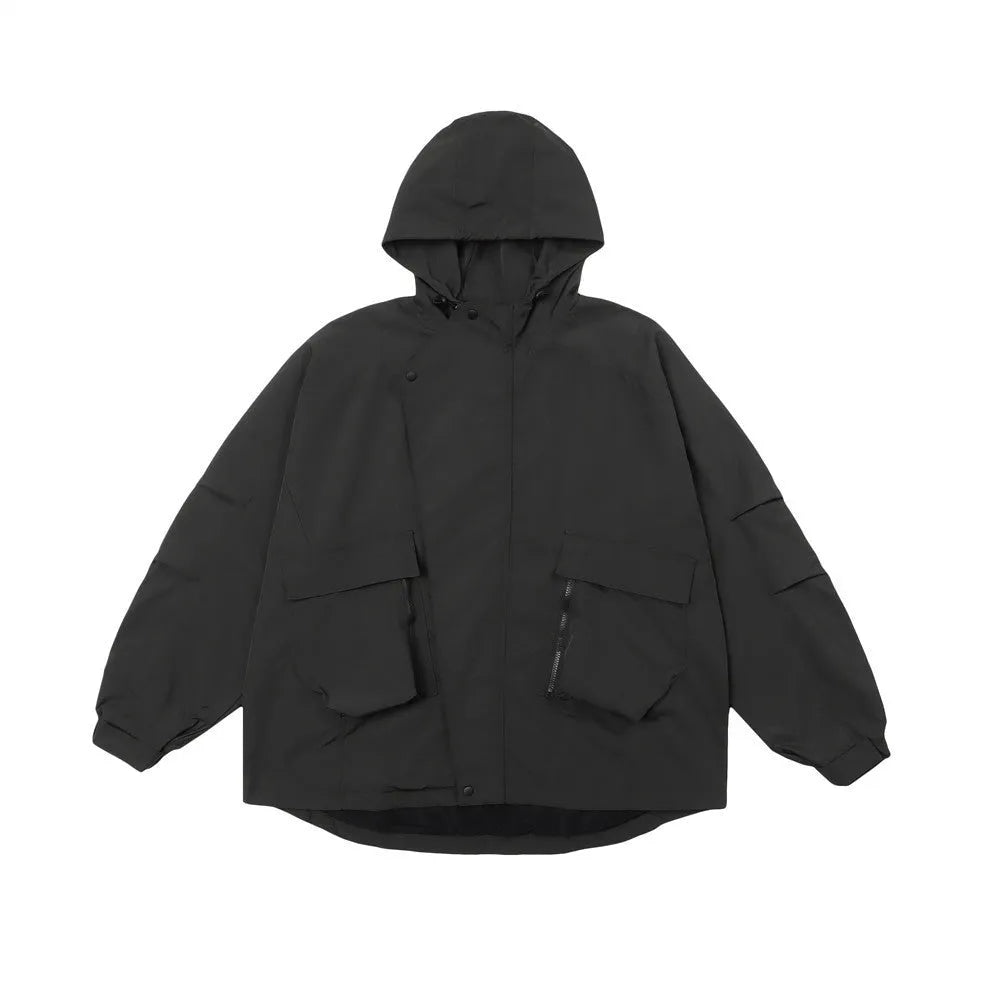 Men's Hipster Loose Hooded Jacket - Bellarte Enchanté Men's Hipster Loose Hooded Jacket